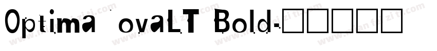 0ptimaNovaLT Bold字体转换